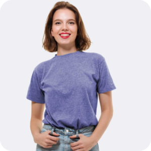 Contrast Round Neck T-shirts